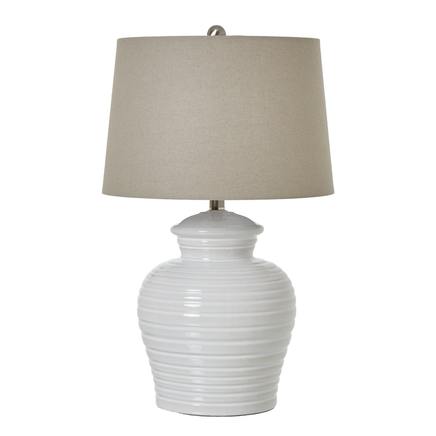 White Ceramic Table Lamp