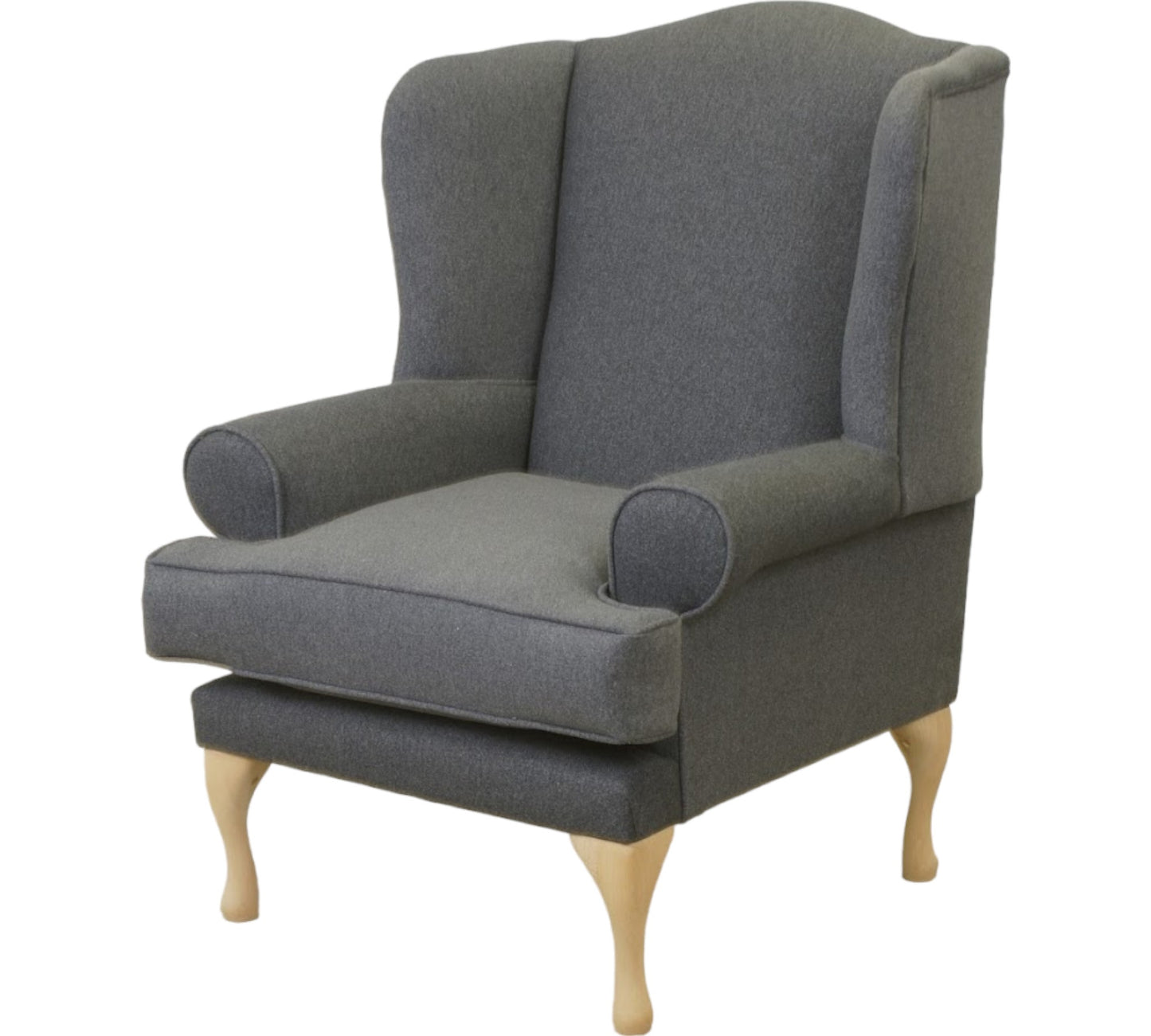 Ex Display Oxford Wing chair in Dolly Denim