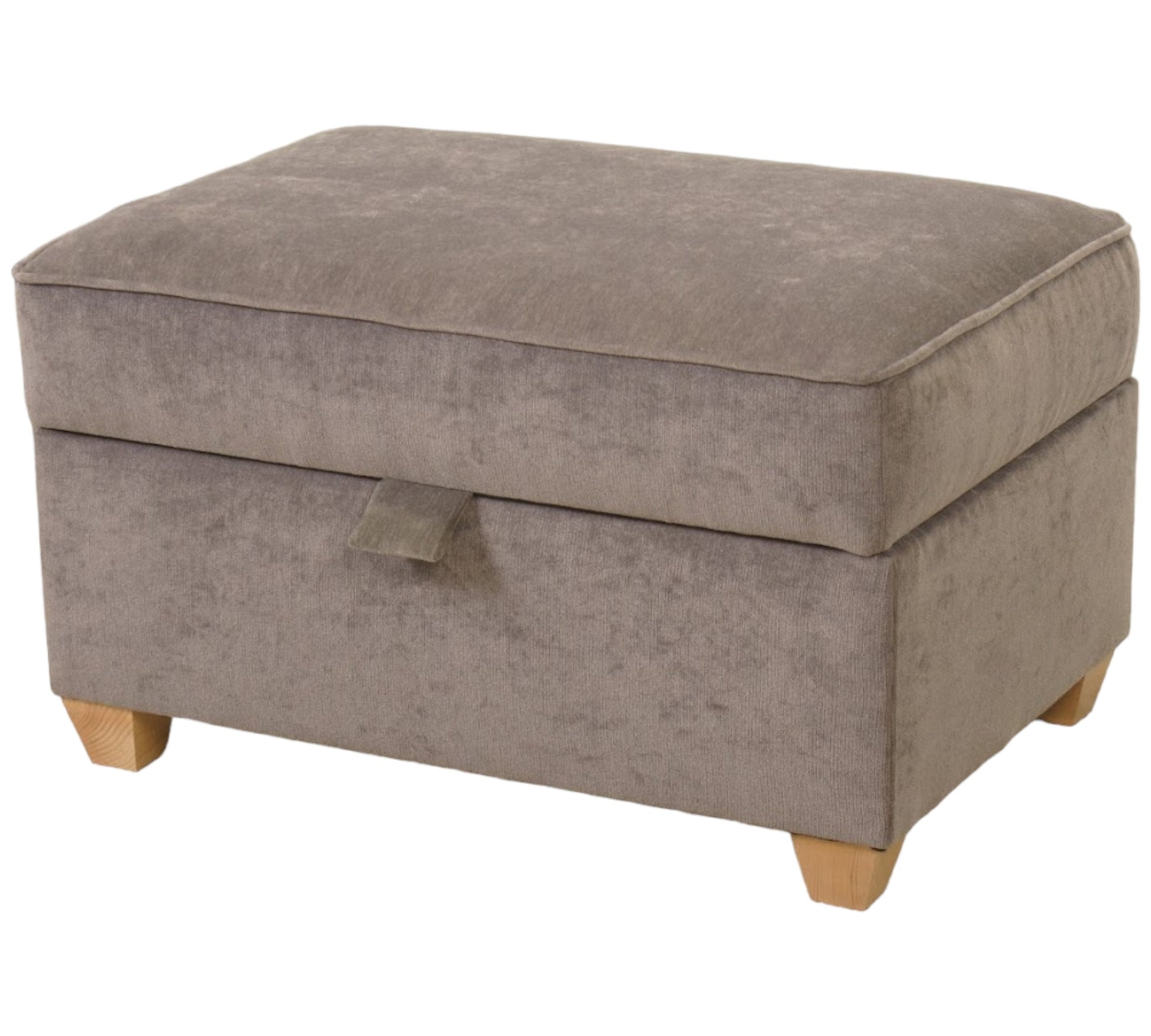 Large Florence Storage footstool in Chenille Velvet