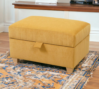 Large Florence Storage Footstool in Chenille Velvet