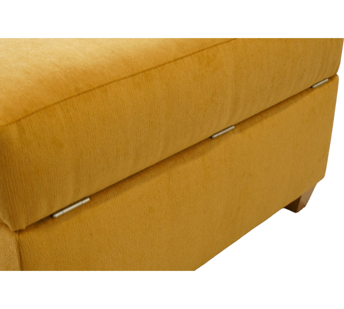 Large Florence Storage Footstool in Chenille Velvet