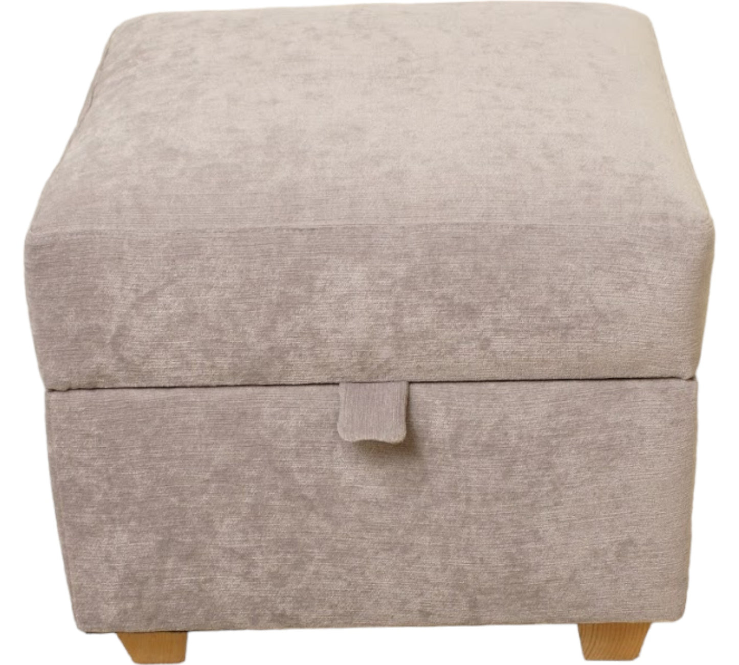 Small Florence Storage footstool in Chenille Velvet