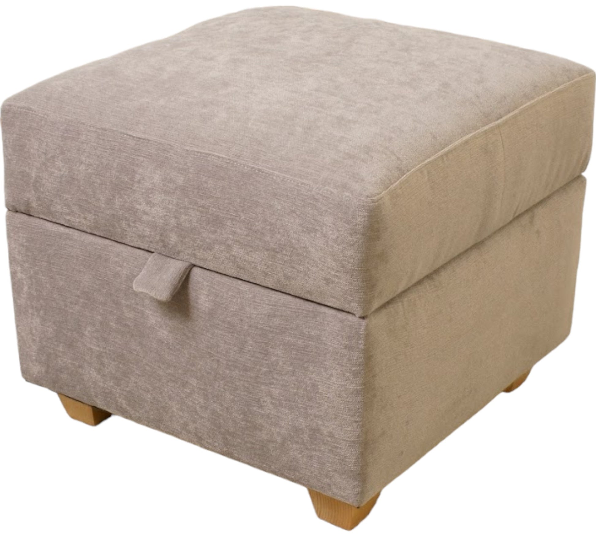 Small Florence Storage footstool in Chenille Velvet