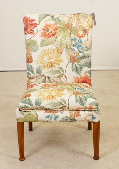 Parker Knoll Nursing Chair Refurbished in Sanderson Dahlia & Rosehip