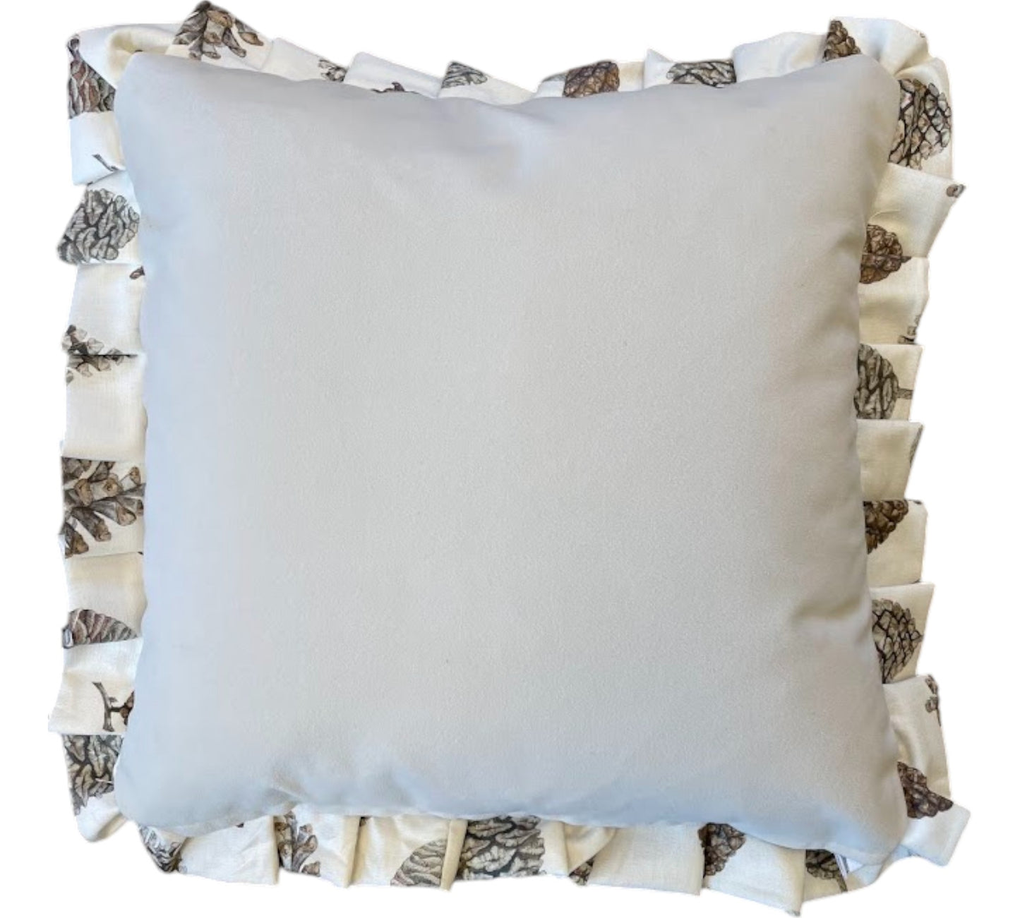 Pine Cones Briarwood/Cream Cushion