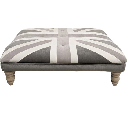 Medium London Union Jack Foot Stool