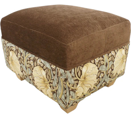 Oxford footstool in Morris & Co Pimpernel